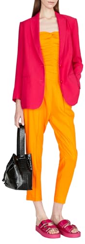 Sisley Womens Trousers 484QLF00S Pants, Orange 3Z9, 42