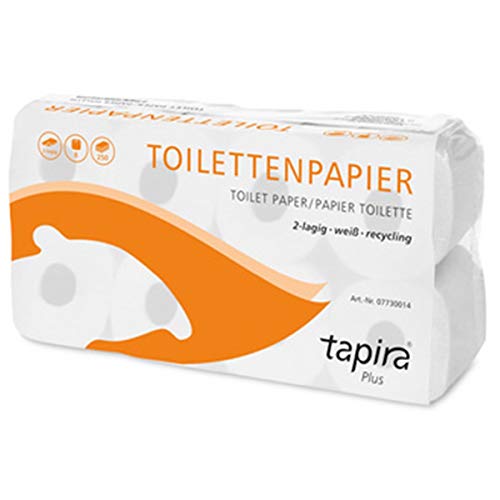 Neutral 07730004 Toilettenpapier, 2-lagig, weiß recycling, großpackung