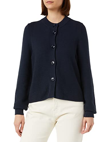 Sisley Damen L/S 105fm500c Cardigan Sweater, Dark Blue 06u, S EU