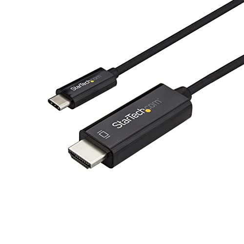 Startech.Com Cavo Adatattore USB-C a HDMI, 4K 60Hz da 1 m, Nero, Cavo USB 3.1 Tipo C