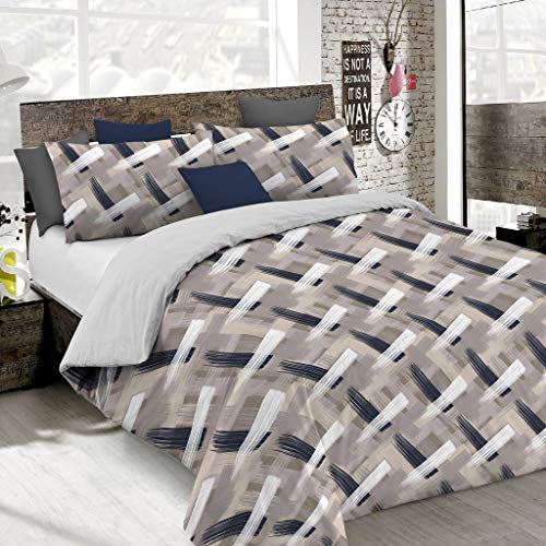 Fantasy Italian Bed Linen Bettbezug, Einzelne, Mikrofaser, Pinselstrichen