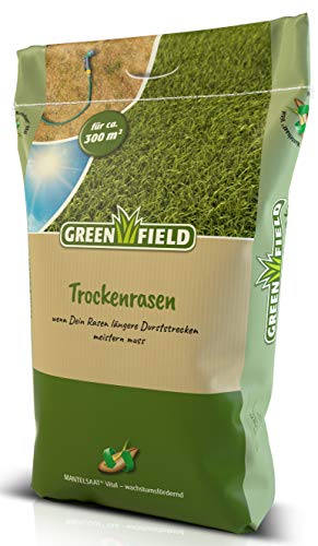 Greenfield Trockenrasen Rasen Samen Mantelsaat® Vital 10 kg für ca. 300m²