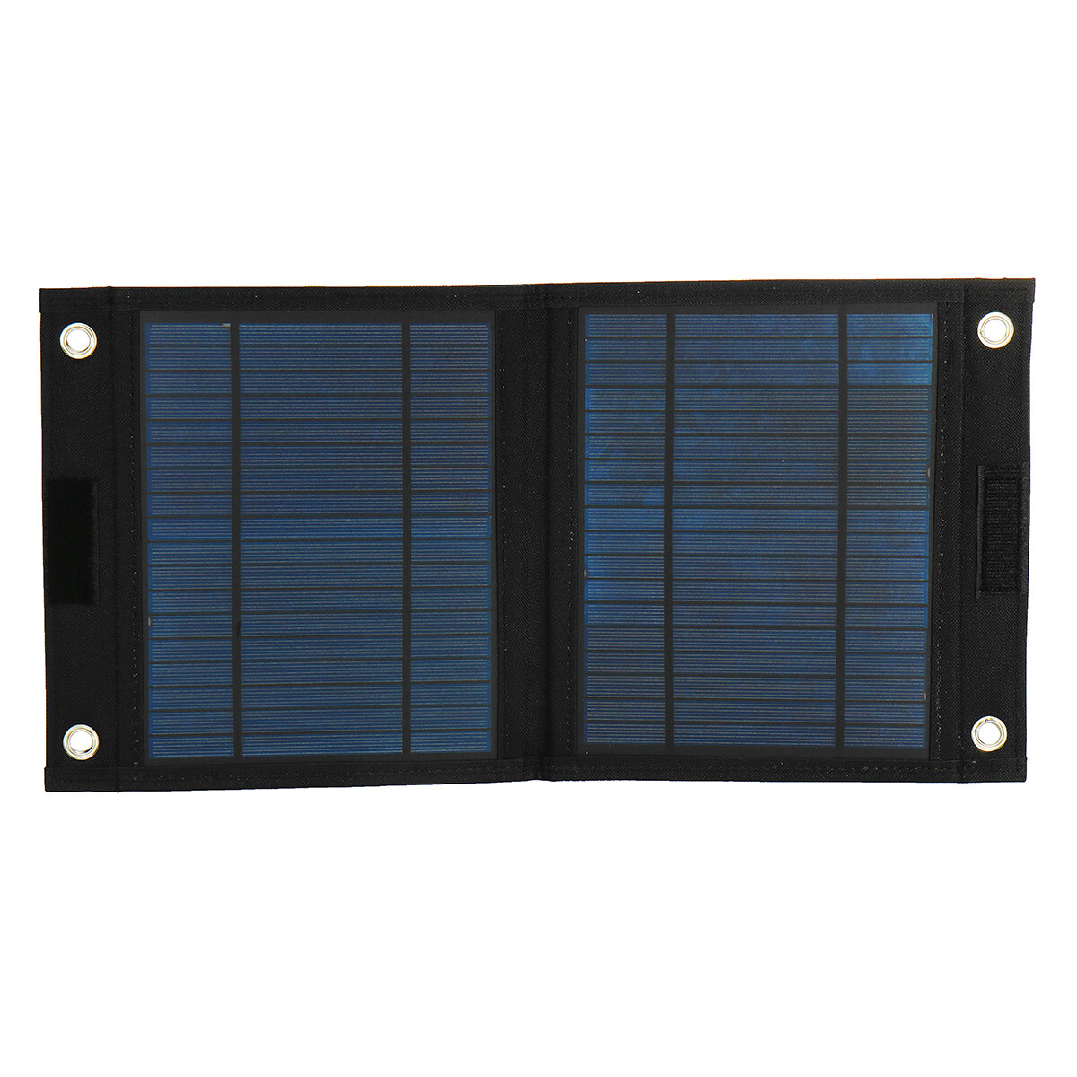 10W faltbare Dual USB Port Solar Panel mit 2 Stück Schnalle 4 Stück Saugnapf