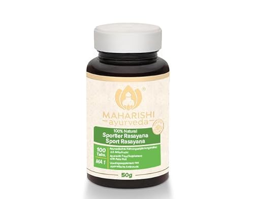Maharishi Ayurveda Sport Rasayana Ayurvedic Dietary Supplement 100% natürliche 50 -g -Tabletten Pack von 1
