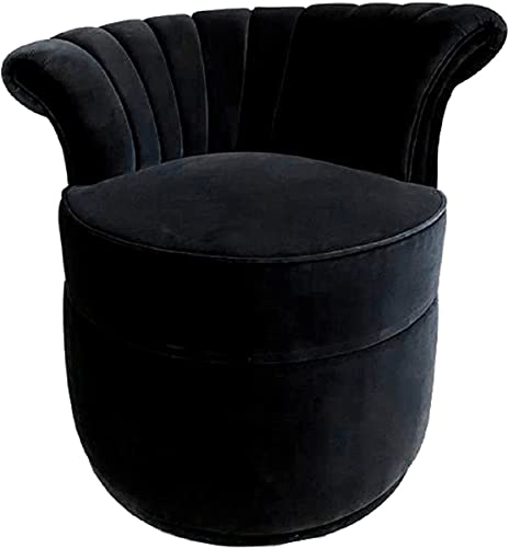 Casa Padrino Luxus Art Deco Sessel Left Wohnzimmer Sessel - Art Deco Wohnzimmer Möbel, Farbe:schwarz