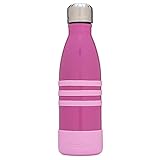 Yumbox Aqua Wasserflasche, Edelstahl, dreifach isoliert, 420 ml, Pazifikrosa