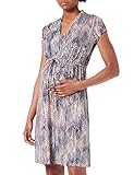 ESPRIT Maternity Damen Dress Nursing Short Sleeve All-over Print Kleid, Pale Mint - 356, 40 EU
