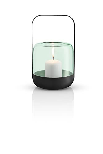 EVA SOLO | Acorn Windlicht |Elegantes und dekoratives Windlicht aus mundgeblasenem Glas und pulverbeschichtetem Stahl | Mint Green