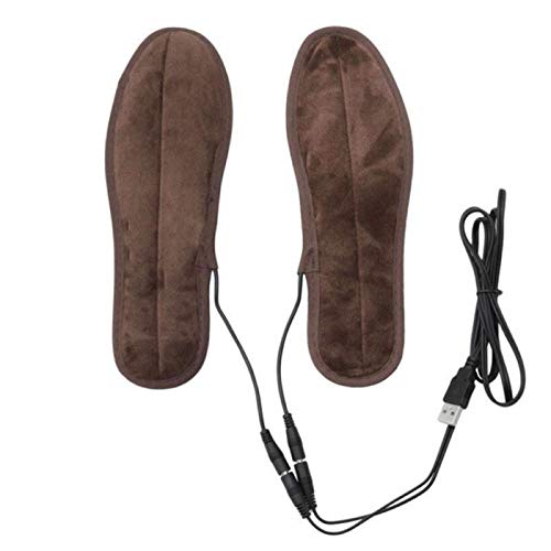 BATlaM Graphene Kohlefaser-Heizungseinlegesohle, neutrale USB-wiederaufladbare Schuh-Einlegesohle, um warm und kalt zu halten, geeignet für Outdoor-Skifahren und Wandern im Winter