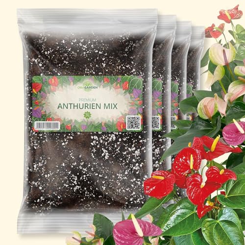 OraGarden Anthurien Erde Blumenerde für Anthurium Premium Qualität (12L)