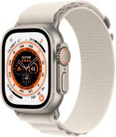 Apple Watch Ultra (GPS + Cellular) 49mm Titaniumgehäuse, Apline Loop polarste...