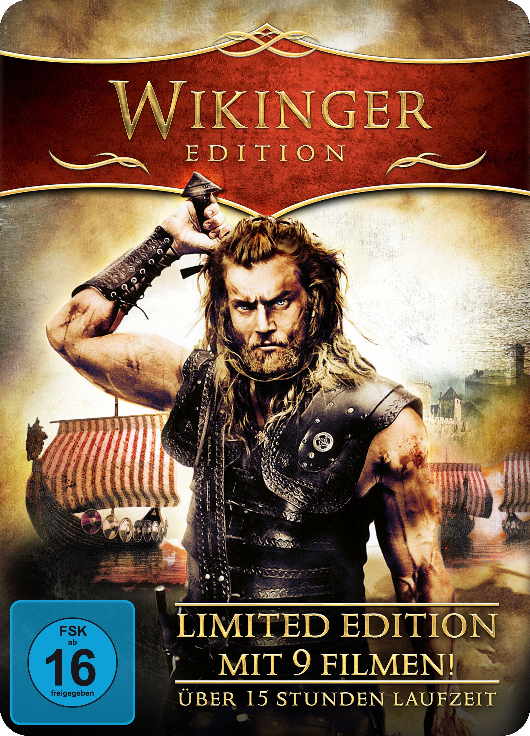 Wikinger Edition - Metal-Pack (Limited Edition mit 9 Filmen und über 15 Stunden Laufzeit) [3 DVDs]