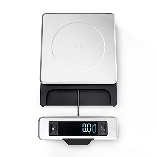OXO Good Grips Digitale Küchenwaage aus Edelstahl – 5 kg
