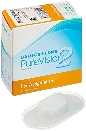 PureVision2 HD for Astigmatism Monatslinsen weich, 6 Stück / BC 8.90 mm / DIA 14.5 / CYL -1.25 / ACHSE 100 / -07.5 / Dioptrien