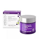 Andalou Naturals Age Defying Resveratrol Q10 Night Repair Cream, ca. 45 g