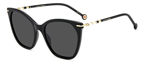 Carolina Herrera Unisex Her 0091/s Sunglasses, 807/IR Black, 56