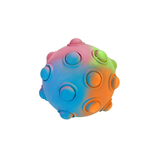 Multipet Look Who 's Poppin' Ball Hundespielzeug, 8,9 cm, verschiedene Farben