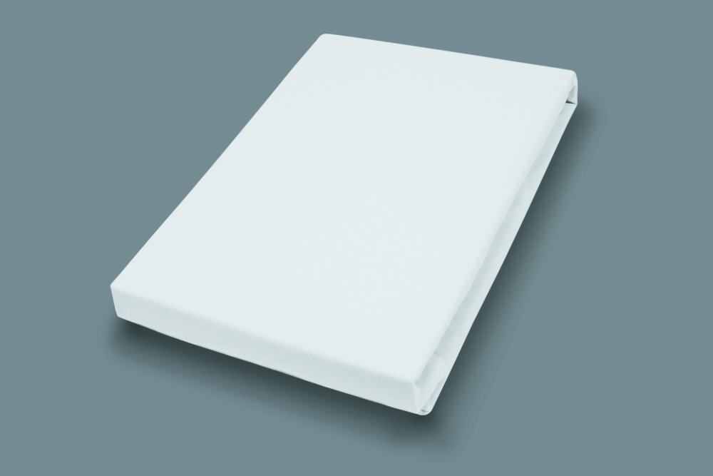Vario Jersey-Spannbetttuch weiß, 150 x 200 cm