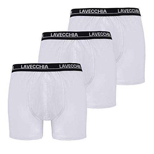 Lavecchia Boxershort Übergrößen LV-1020 - 3er Pack, Weiß, 6XL