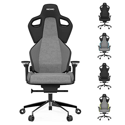 RECARO Exo Platinum Graphite | Ergonomischer, hochwertiger Gaming Stuhl | Mit stufenloser Einstellung über Handräder | Made in Germany | Auch als Bürostuhl | TÜV Zertifiziert