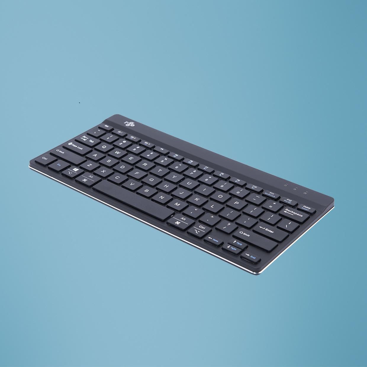 R-Go Tools Compact Break Ergonomic Keyboard, QWERTY (ND), W128444819 (Keyboard, QWERTY (ND), Bluetooth, Black)