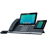 Yealink SIP-T57W - VoIP-Telefon - mit Bluetooth-Schnittstelle mit Rufnummernanzeige - IEEE 802,11a/b/g/n/ac (Wi-Fi) / Bluetooth 4,2 - dreiweg Anruffunktion - SIP, SIP v2, SRTP - Classic Gray (SIP-T57W V2)