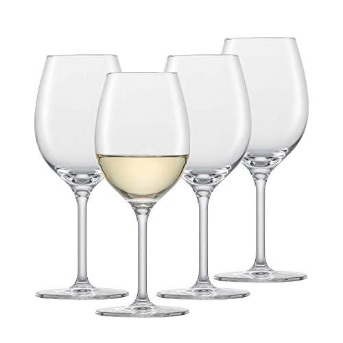 SCHOTT ZWIESEL Chardonnay Weißweinglas For You (4er-Set), zeitlose Weingläser für Weißwein, spülmaschinenfeste Tritan-Kristallgläser, Made in Germany (Art.-Nr. 121871)