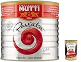 3x Mutti Passata di Pomodoro Tomatenpaste Tomaten sauce 100% Italienisch 2500g + Italian Gourmet polpa 400g