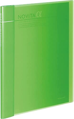 Kokuyo RA-NT24LG Erweiterbare Datei Clear Book, Novita α, A4, 24 Taschen bis zu 6 x 12 Taschen, hellgrün, Japan Import