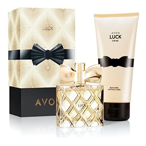 AVON Set Luck Eau de Parfum 50ml Bodylotion 150ml im Geschenkkarton für Damen