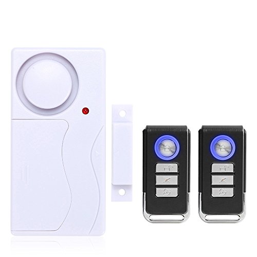 Mengshen Tür- und Fensteralarm, Diebstahlalarm Mit Fernbedienung Für Die Sicherheit Zu Hause,, 105 db Super Laut (EinschließLich 1 Alarm Und 2 Fernbedienung)