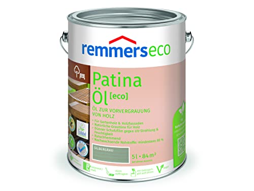 Remmers Gartenholz-Öle [eco] Holzpflege Möbelpflege (5 l, Patina-Öl)