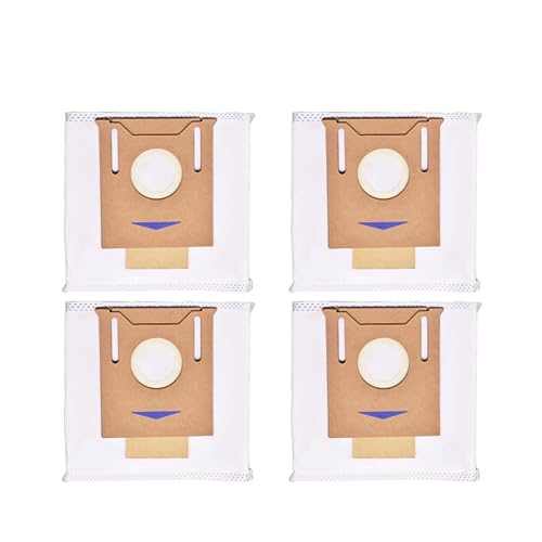 Staubsauger-Seitenhauptbürsten-Staubbeutel HEPA-Filterteile, kompatibel mit ECOVACS Deebot T9 AIVI T8 AIVI N8 Pro-Serie-Zubehör (Color : 4PCS Dust Bag)