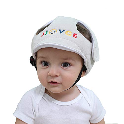Eyand Baby Schutzhelm - Verstellbarer Schutzhelm für Kleinkinder, Schutzhut für weiche Kleinkinder, Kopfschutzhut für das Krabbeln beim Gehen (grau)