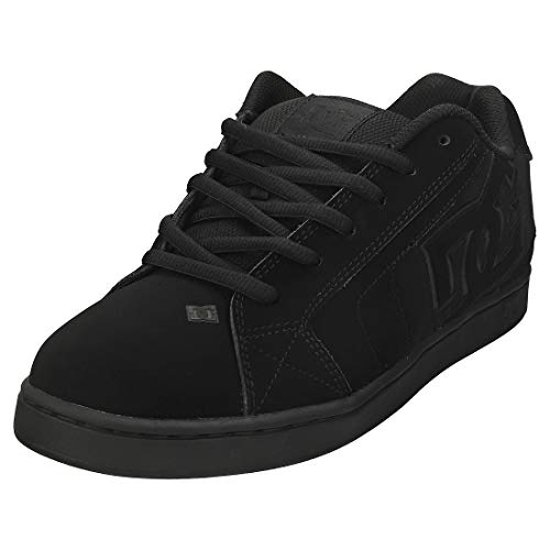 DC Shoes Herren Net Skateboardschuhe, Schwarz (BLACK/BLACK/BLACK), EU 40.5/UK 7