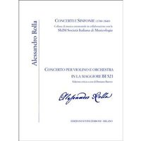 Alessandro Rolla-Concerto per violino e orchestra in La maggiore-Violin and Orchestra-SCORE
