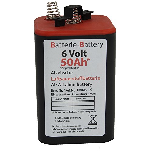 Luft-Sauerstoff-Batterie Kompakt 50 6V/50Ah