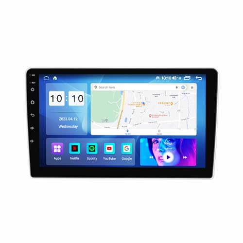Android 12 Autoradio Mit Navi 2 Din 9 Zoll Touchscreen Autoradio Für Hyundai H1 2007-2015 Mit Carplay Android Auto,mit RDS Bluetooth FM AM Lenkradsteuerung Rückfahrkamera ( Color : B , Size : M1 1+16G