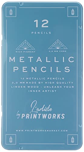 12 Farbe Bleistift - Metallic