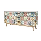 Ambiance Aufkleber für Möbel, selbstklebend, selbstklebend, Zementfliesen, Dekoration für Tische, Schränke, Regale | 50 x 60 cm