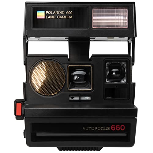 Impossible Polaroid 600 Sun 660 AF Kamera, Schwarz (1376)