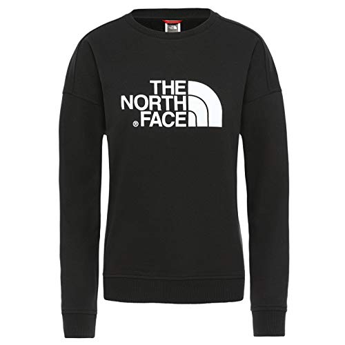 THE NORTH FACE Damen W Drew Peak Crew-Eu Sweatshirt, TNF Black, S