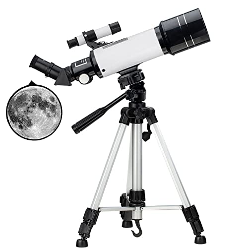 Professional Astronomical Telescope, 400X70mm FMC Lens Space Powerful Monocular HD Telescope, Night Vision Star Moon Tourism Gifts WgGUIF