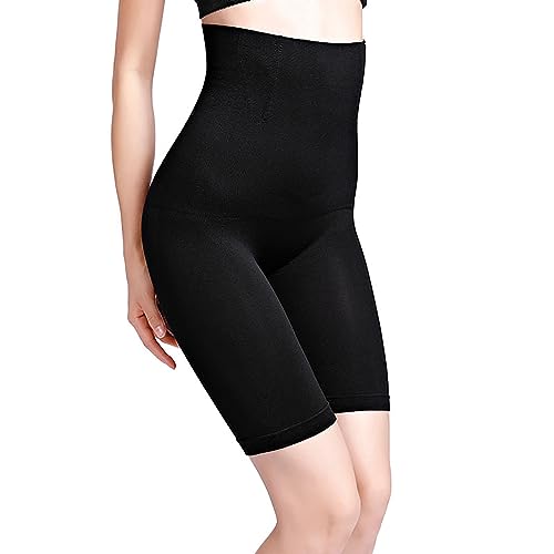 Goddess Ultra-Lifting: Thigh Slimming Abdomen Pants, Tummy Control Body Shaper Pants, Shapewear for Women Tummy Control, Slimming Butt Lifter High Waist Seamless Shorts (3XL,Black)