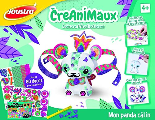 Joustra - Erstellen und Sammlungen-Panda kreatives Spiel, Mehrfarbig, 47614