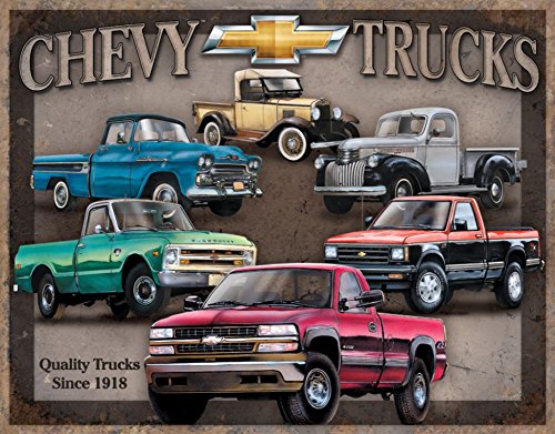Unbekannt Nostalgie-Blechschild - Chevy Truck Tribute 40x31cm