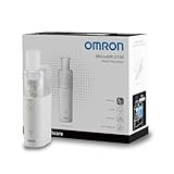 OMRON MicroAir U100 Inhalationsgerät - Geräuschloser, elektrischer Inhalator für zu Hause oder unterwegs - Zur Behandlung von Atemwegserkrankungen bei Erwachsenen und Kindern