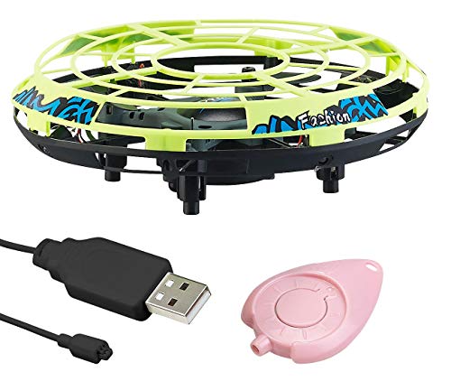 Simulus UFO Spielzeug: Selbstfliegendes Quadrocopter-UFO mit Infrarot-Sensoren und LEDs (UFO Spielzeug mit Sensor)