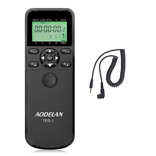 AODELAN Fernauslöser Kompatibel Mit Sony, Timer Remote Control Kabelfernauslöser Für Sony A900 A850 A700 A580 A550 A99 A77 A77M2 A99M2 A77 A99