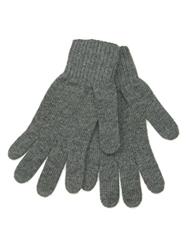 LOVARZI Wolle Handschuhe für Männer - Grau Winterhandschuhe für Herren